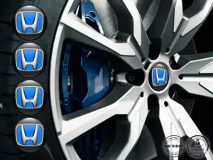 Honda Édition Insigne Roue Étiquettes Bombées en Résine